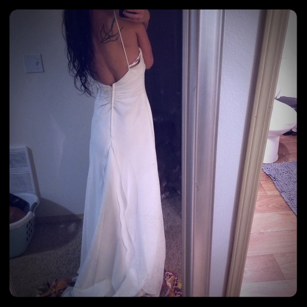 Eden Bridal sz four wedding gown.  Worn once lol